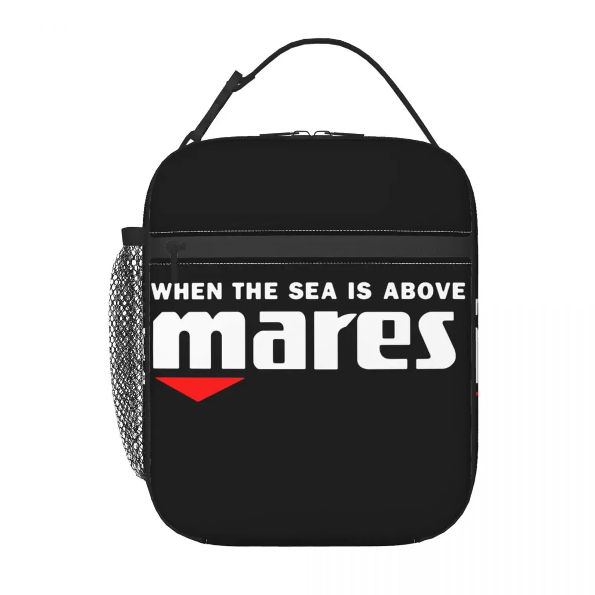 

Mares Logo Insulated Lunch Bag Tote Food Handbag