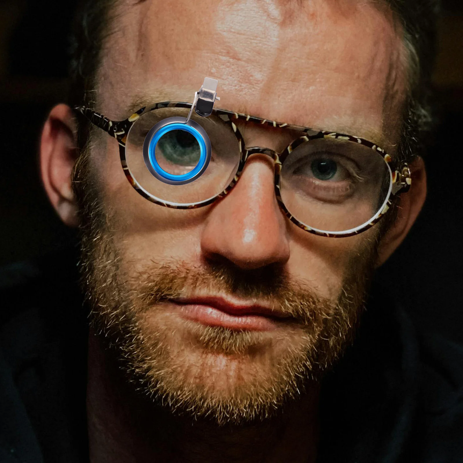 

Magnifying Glass Clip Watchmaker Magnifier Lens Jewelers Repair Eye Loops Headband Glasses Clock High Definition 360 Degree