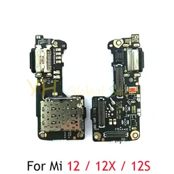 For Xiaomi Mi 12 12X 12S 12Lite 12Pro Ultra USB Charging Board Dock Port Flex Cable Repair Parts