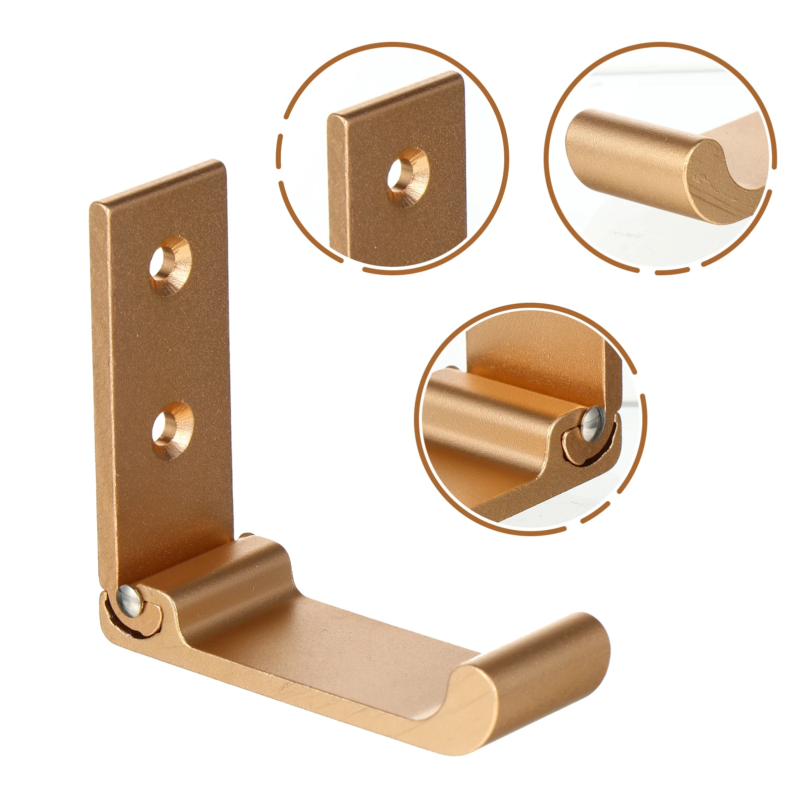 

Headphone Hook Foldable Hanger Earphone Holder Wall-mounted Storage Aluminum Alloy Hanging Rack Child Headset
