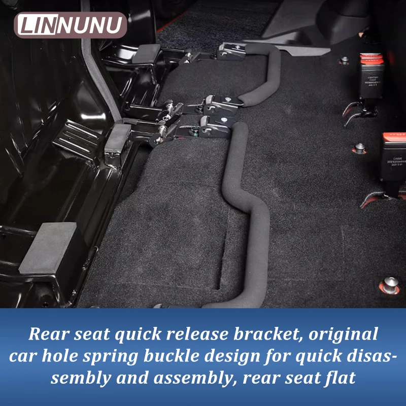 LINNUNU Off-road Rear Seat Quick Release Bracket Modification Bed Car Sleeping Seat Flat Interior Accessories fit for Great Wall - Image 3