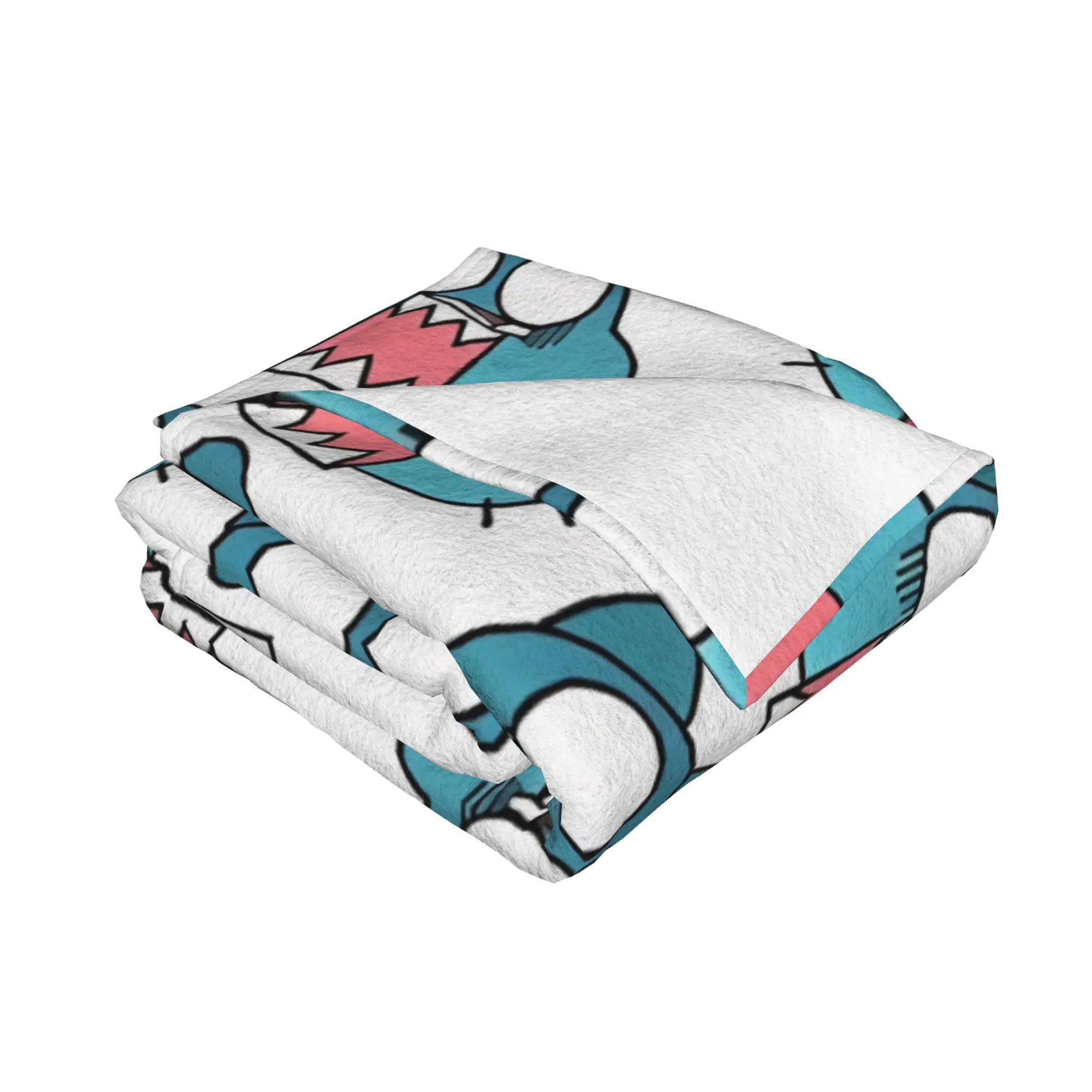 1PC Gumball white tThe Amazing World of Gumball home room decorations Winter Blankets for Adults Bedding Home Interior Sofa Knee