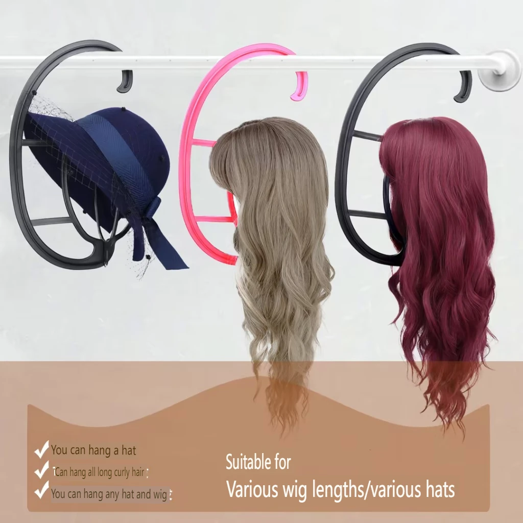 Detachable Portable Plastic Hanging Wig Holder