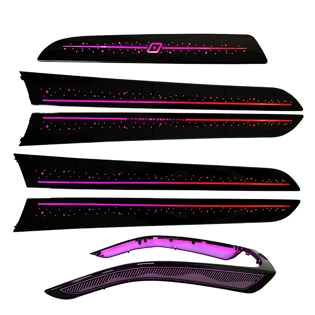 64 Colors Star Sky Ambient Light for  A4 B8 Q5 2010-2017 Atmosphere Lamps Rainbow Dynamic Symphony Auto Interior Lighting