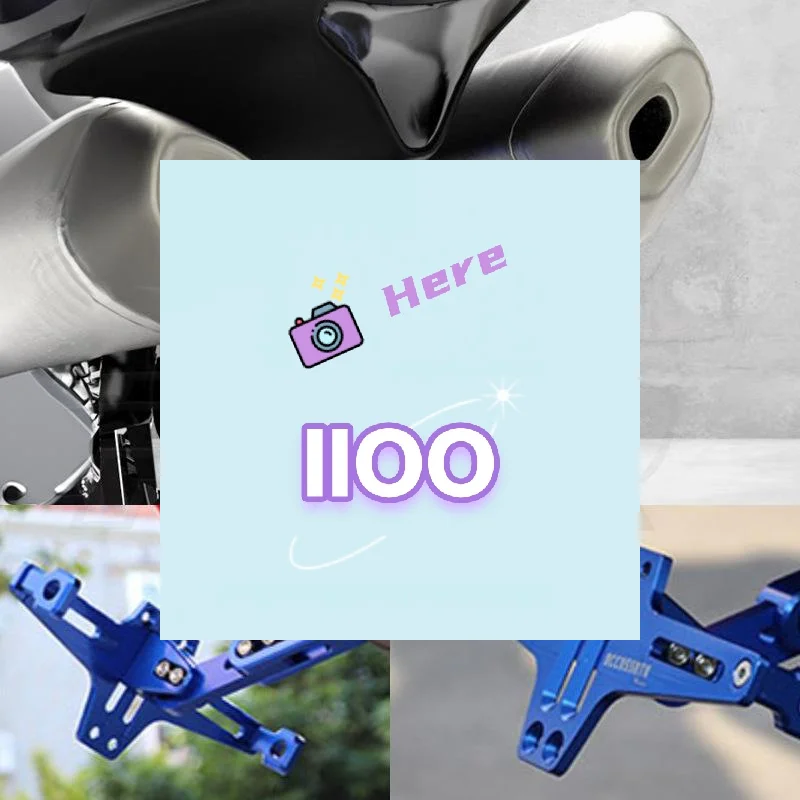 

Motorcycle Rear License Plate Mount Holder Aluminum Alloy Bracket Motorcycle Universal Accessories Motorcycle Modification Parts