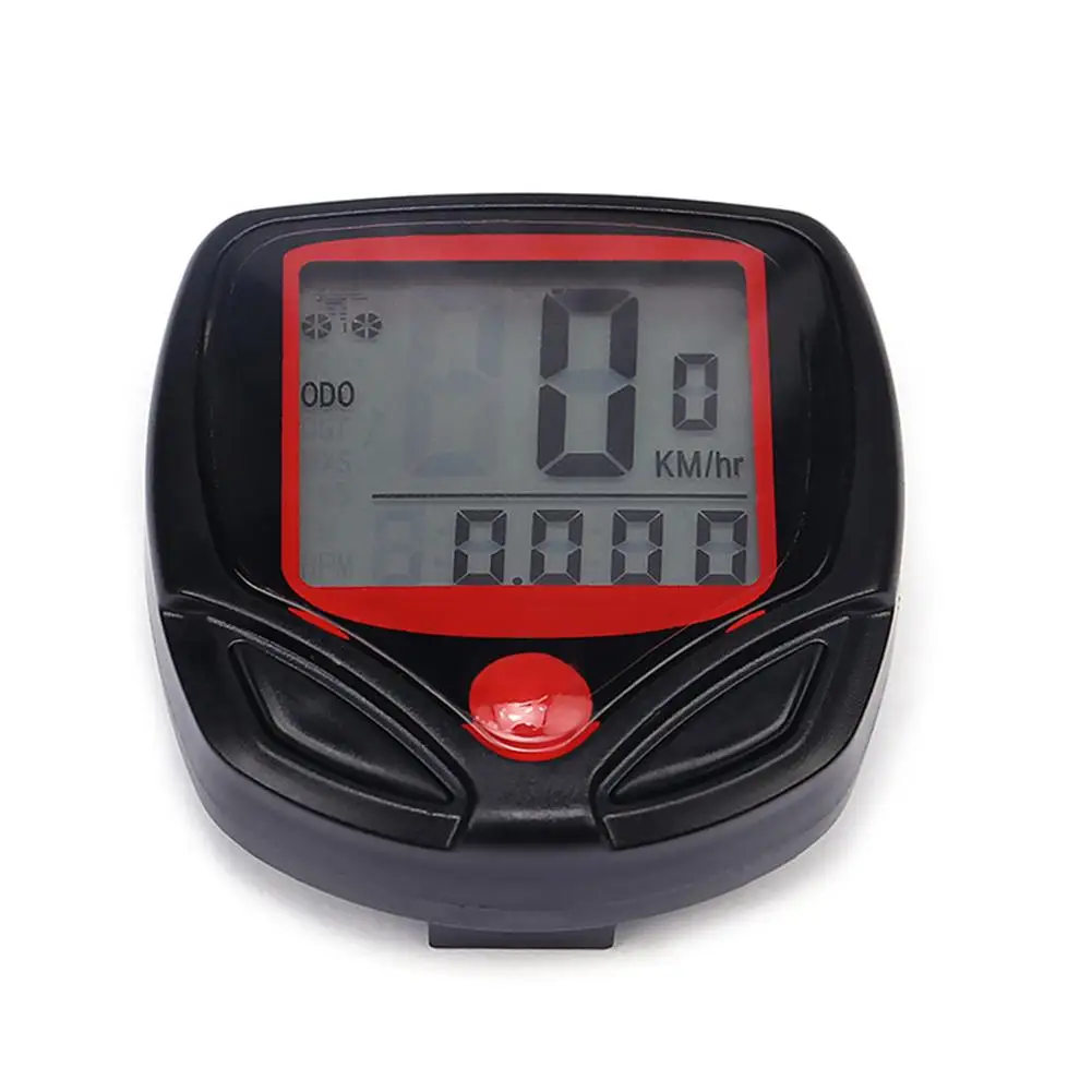 1Pcs Waterproof Wired Digital Bike Ride Speedometer Odometer Cycling Bicycle Table Speed Bicycle Code Counter Accessories A7V6