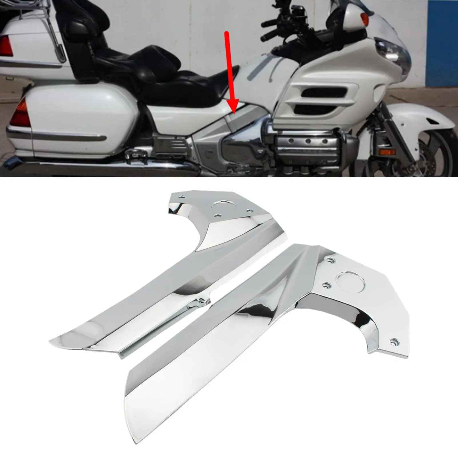 

ABS Plastic Motorcycle Frame Covers Custom Fittings Fairing Body Kit for Honda GL1800 2001-2011 Universal Part