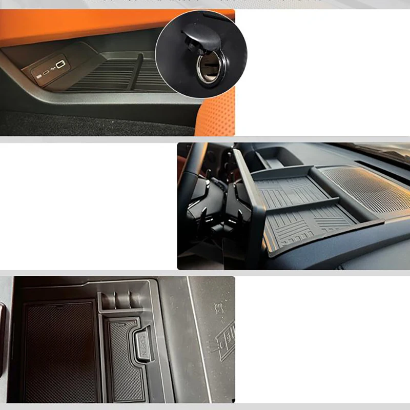 For Haval H9 2th 2024 2025 Armrest Box Storage Box Special Interior Decoration Center Console Armrest Box Storage Box