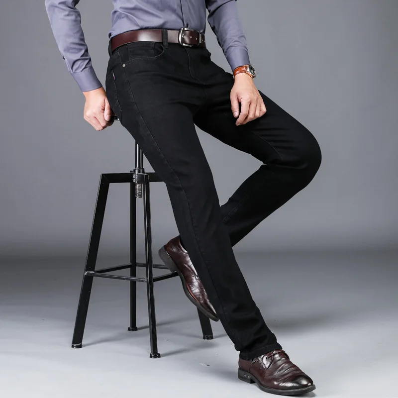 

2022 New Winter Mens Cotton Casual Cotton Denim Jeans High Quality Baggy Jeans