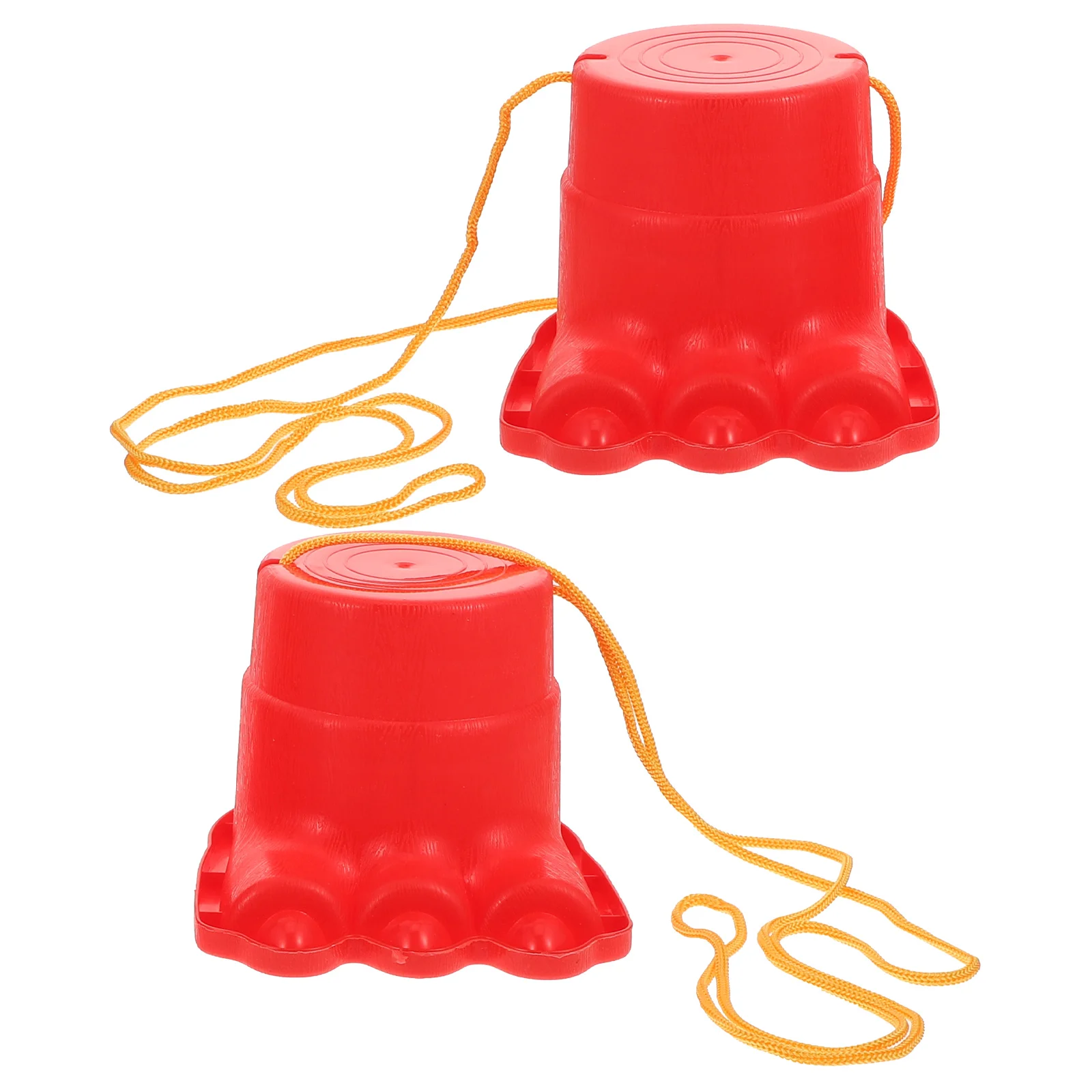 

2 Pcs Big Feet Stilts Kids Exercise Toy Outdoor Balance Jumping Plaything Kindergarten Abs Game Props Training