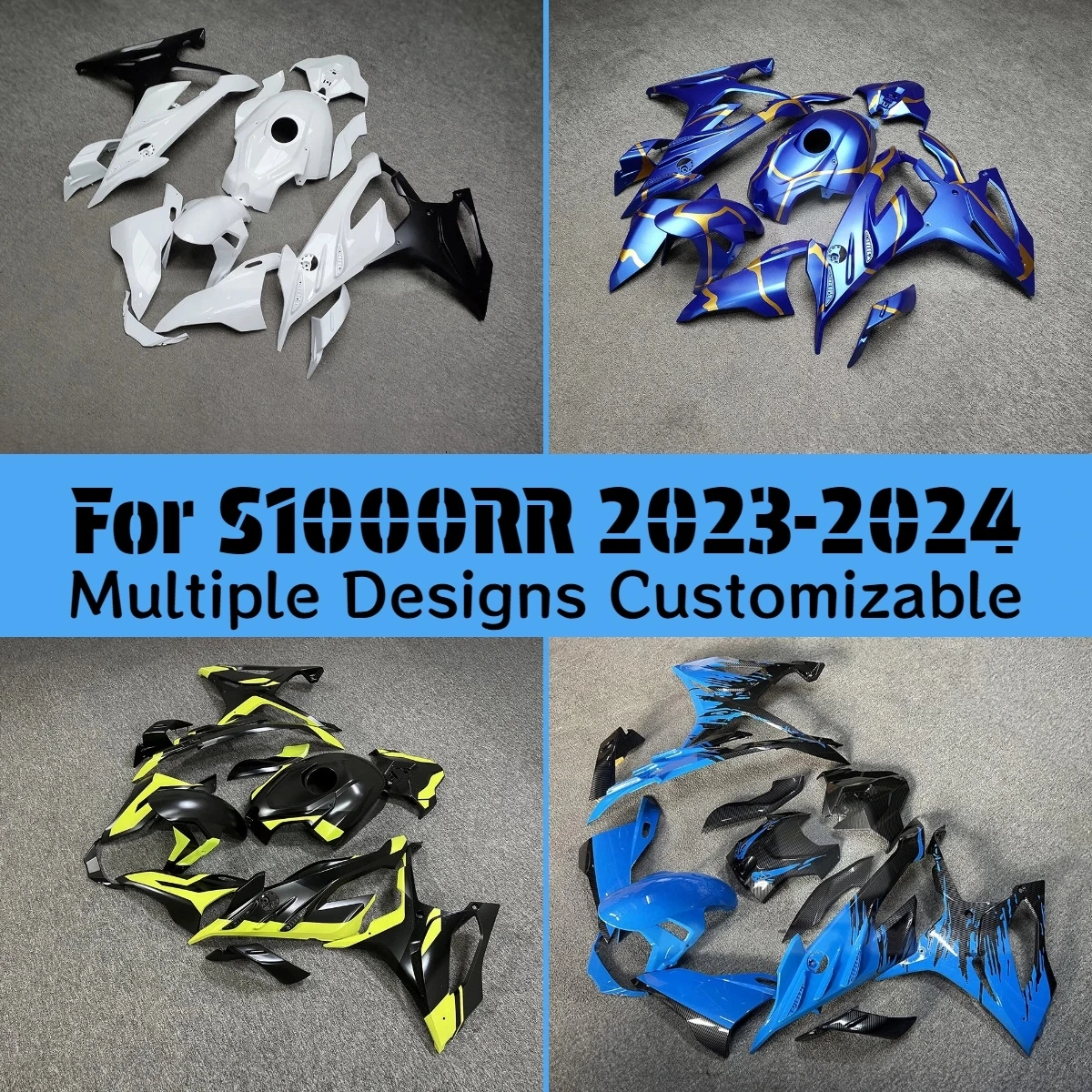 

Fairing Kit for BMW S 1000RR 2023 2024 Motorcycle Injection Fairings Set S1000RR 23 24