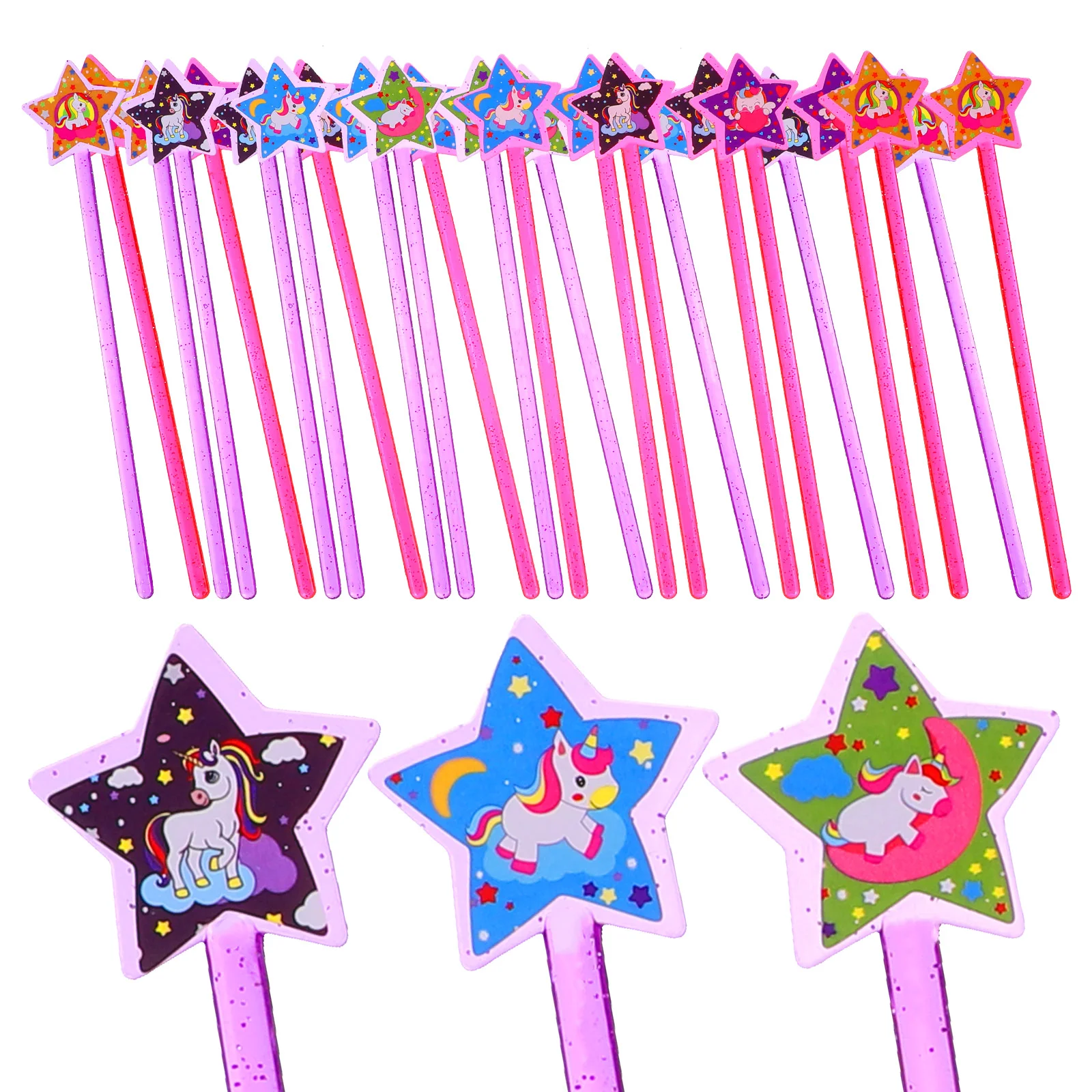 

25 Pcs Little Girls Fairy Sticks Toy Toys Stage Performance Childrens