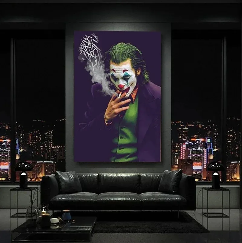 Pintura en lienzo de estrella de cine The Jokers, póster de misticismo moderno, impresión de imágenes artísticas de pared de alta gama, decoración del hogar para sala de estar y Hotel
