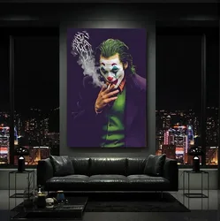 The Jokers Movie Star Canvas Painting Modern Mysticism Poster Print High-end Wall Art Pictures Living Room Hotel Home Decor