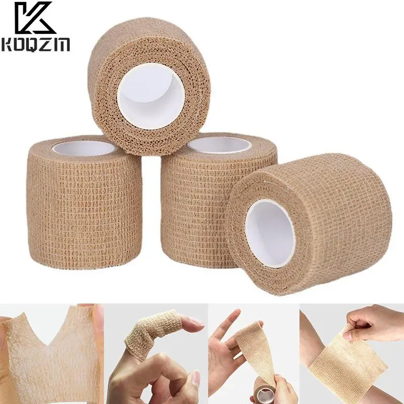 Vlies elastischer Sport selbst klebender elastischer Verband Wickel band Elasto plast für Knie Finger Knöchel Handfläche Schulter Stütz polster