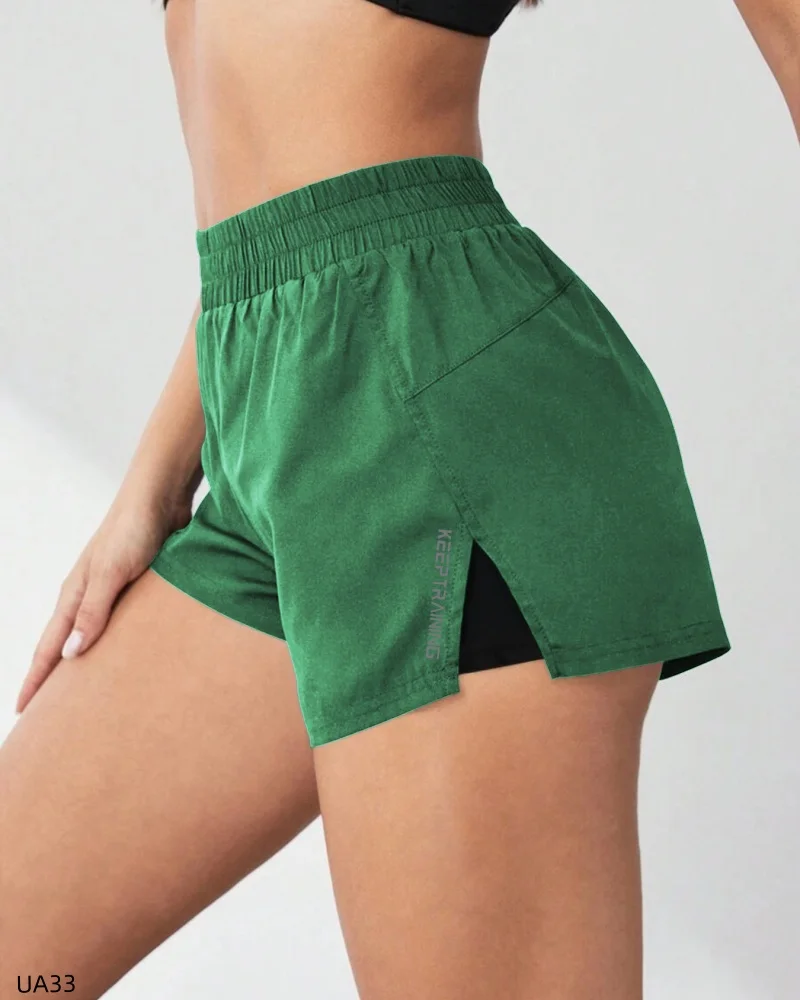 

Женские быстросохнущие спортивные шорты с эластичным поясом и встроенной подкладкой. Летние спортивные шорты для занятий в спортзале, йогой, бега и повседневной носки.