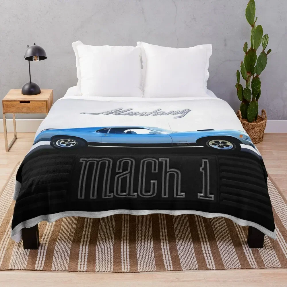 

Mach 1 Mustang Throw Blanket