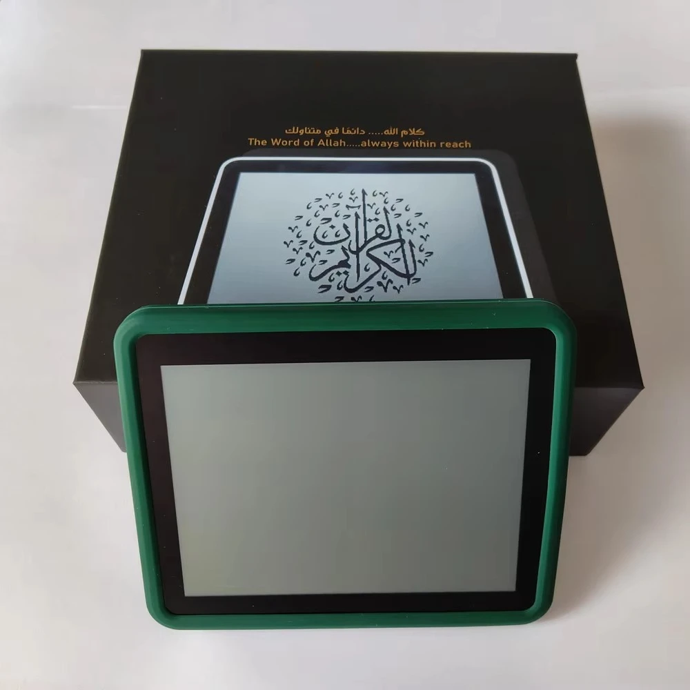 Islamic Muslim Gift Digital Quran Player with Touch Control 12 Reciters & 6 Languages-Quran Tafseer Hadith DOA Holy Names Study