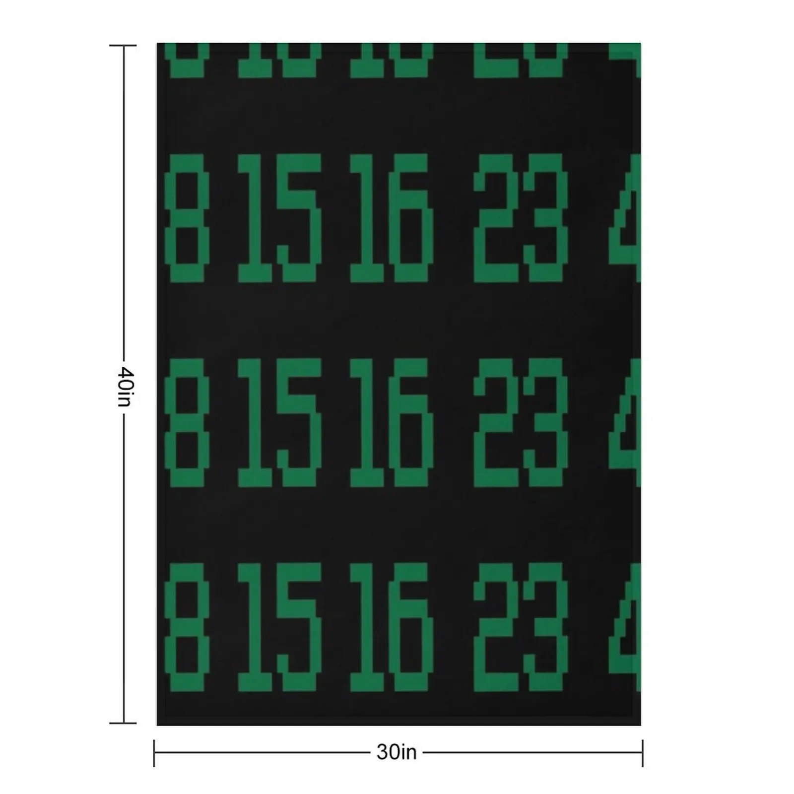 The Numbers Throw Blanket Sofa Throw Thermals For Travel Personalized Gift Soft Plaid Blankets