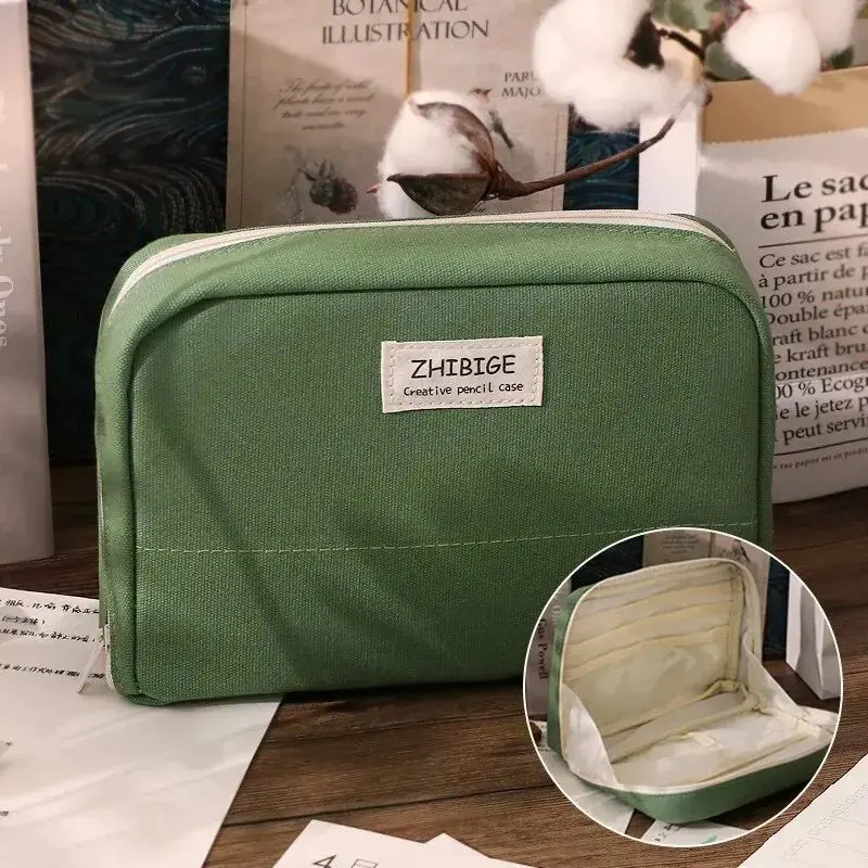 Large Capacity 8-layer Pencil Case Simple 90°open Stationery Pouch Classification Storage Waterproof Stationery Bag for Student