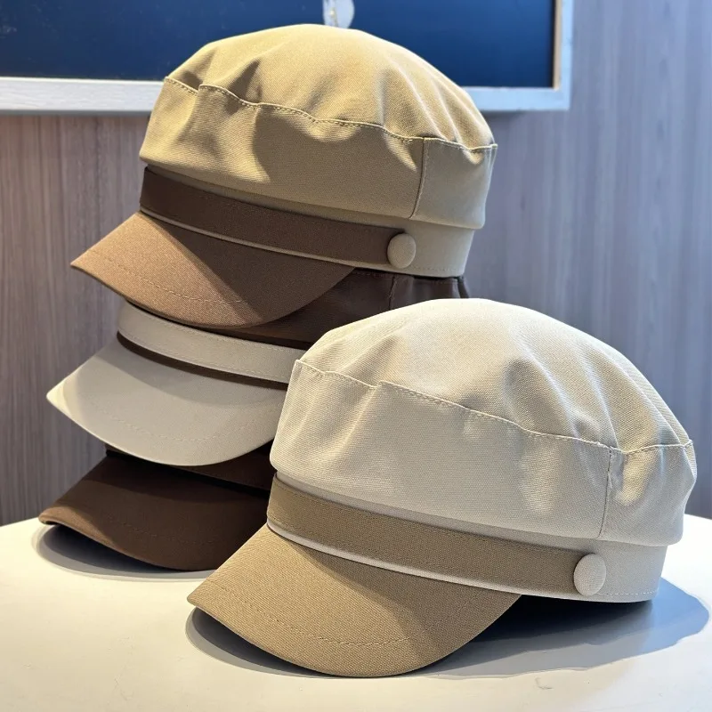 

Новые дышащие шляпы для весны и лета: элегантные и стильные винтажные береты с цветовыми блоками для женщин