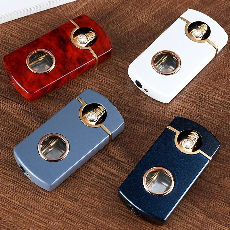 Blue Flame Direct Lighter Outdoor Camping Home Daily Use Cigarette Lighter High End Portable Cigarette Accessories