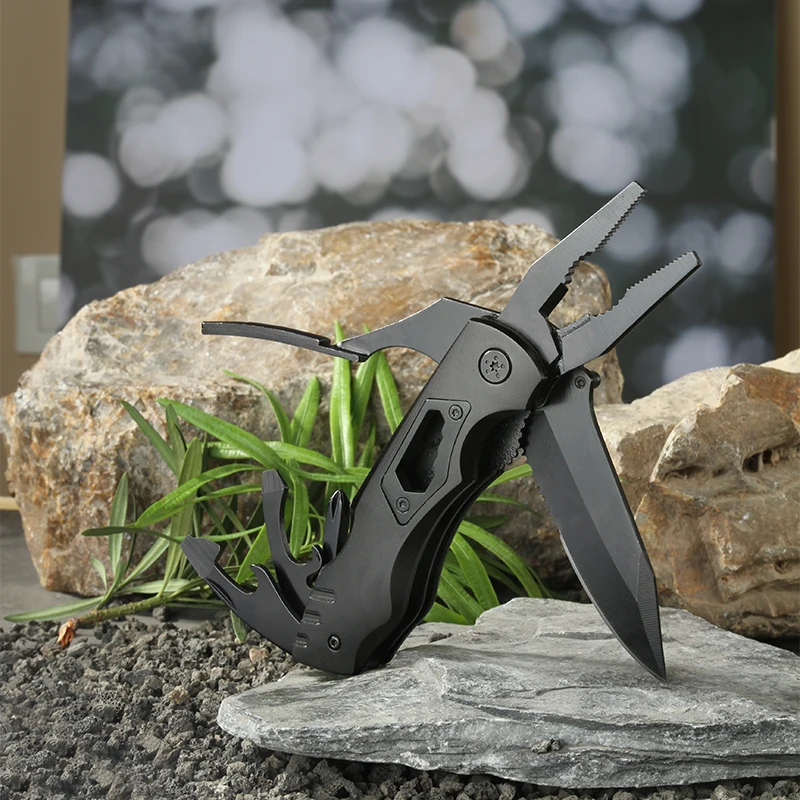 Multifunctional Knife Edc Folding Pliers Portable Multi-Purpose Folding Pliers Combination Knife Outdoor Emergency survival Tool