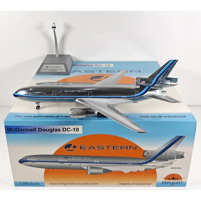

Inflight Diecast масштаб 1/200 Eastern Airlines DC-10-30 N391EA модель самолета из сплава, игрушка, коллекционный декоративный орнамент