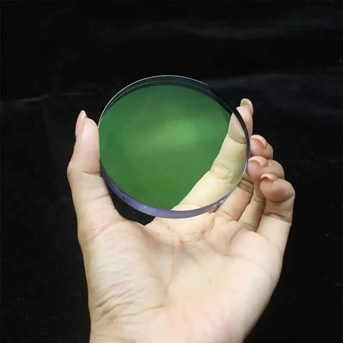 Lentilles en verre pour jumelles astronomiques réfractrices, film rouge laminé D34F136, objectif noir, accessoires DIY