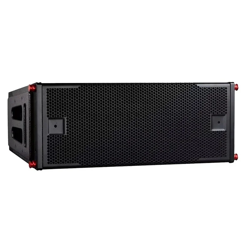 Sistema de altavoces line array doble de 15 pulgadas, puesta en exterior, escenario, boda, altavoz line array activo pasivo dual de 2 vías de 15 pulgadas