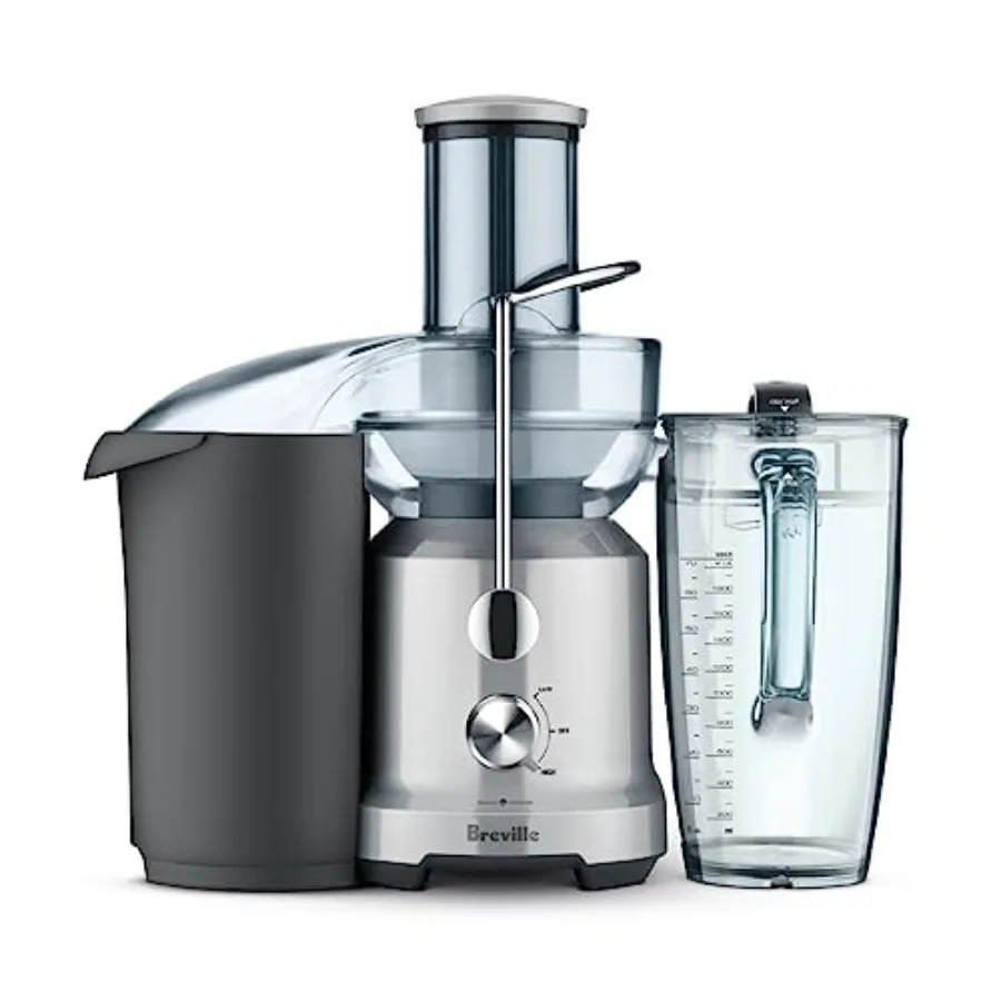 

Соковыжималка BJE430SIL Juice Fountain Cold, 70 жидких унций, серебристая, из нержавеющей стали, большая емкость, легко чистится