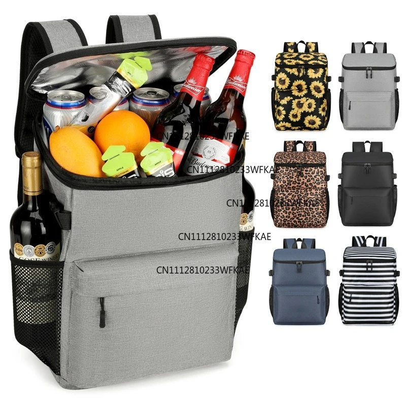New thermal insulation and fresh-keeping backpack multi-functional casual anti-splashing ice bag outdoor large capacity