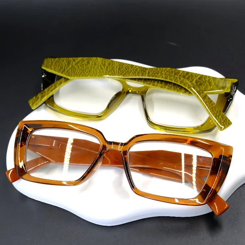 Imagen 2 del producto Gafas fotocromáticas rectangulares para miopía para mujer, gafas coloridas con bloqueo de luz azul para miopía, gafas de sol para conducir al aire libre