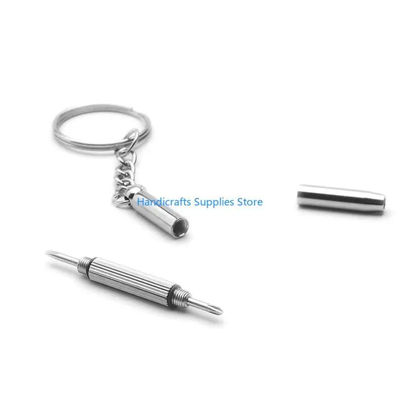 R1WA Eyeglass Screwdriver 3 In 1Keychains Screwdriver Repair Tool