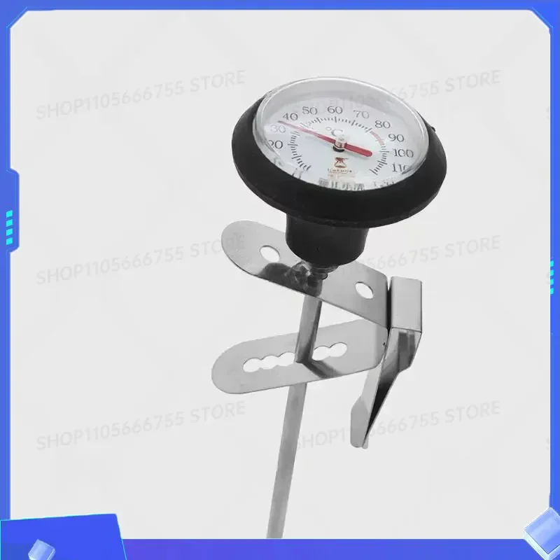 for TIMEMORE Manual Brewed Coffee Thermometer with Pen Clip Pointer for Milk Coffee Latte Use