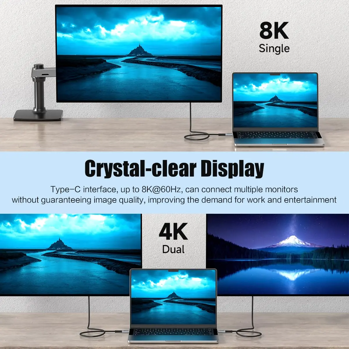 240W USB 4.0 PD Type C-kabel met LED-display 8K bij 60 Hz 40 Gbps USB Type C Male naar USB C Male 90 graden kabel Snoer Draad voor telefoon