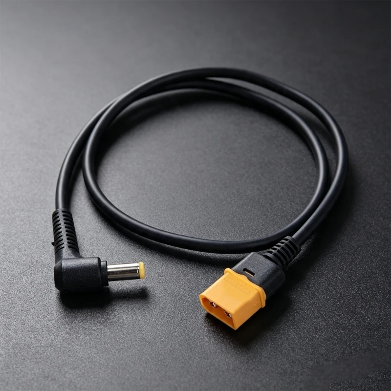 50 XT60H to DC5.5 X 2.5 Mm Male Power Cord, 18AWG DC5525 Converters Cable with Copper Cores Wire and Gold Contacts for 896C