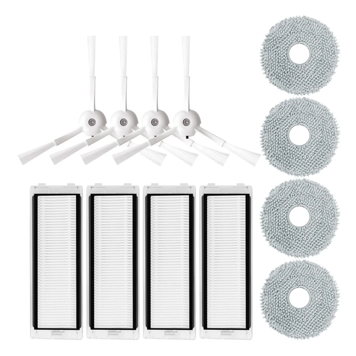 For Roborock Q Revo / P10 Robot Vacuums Cleaner Accessory Side Brush Hepa Filter Mop Cloths Spare Part