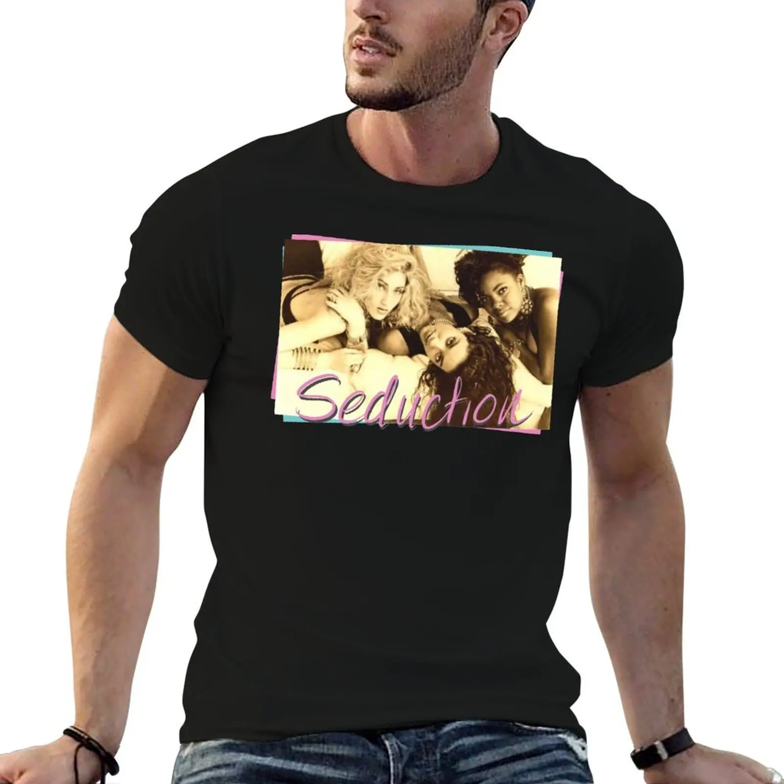 

Seduction girl band T-Shirt t shirt man cotton t shirt man designer T-Shirt