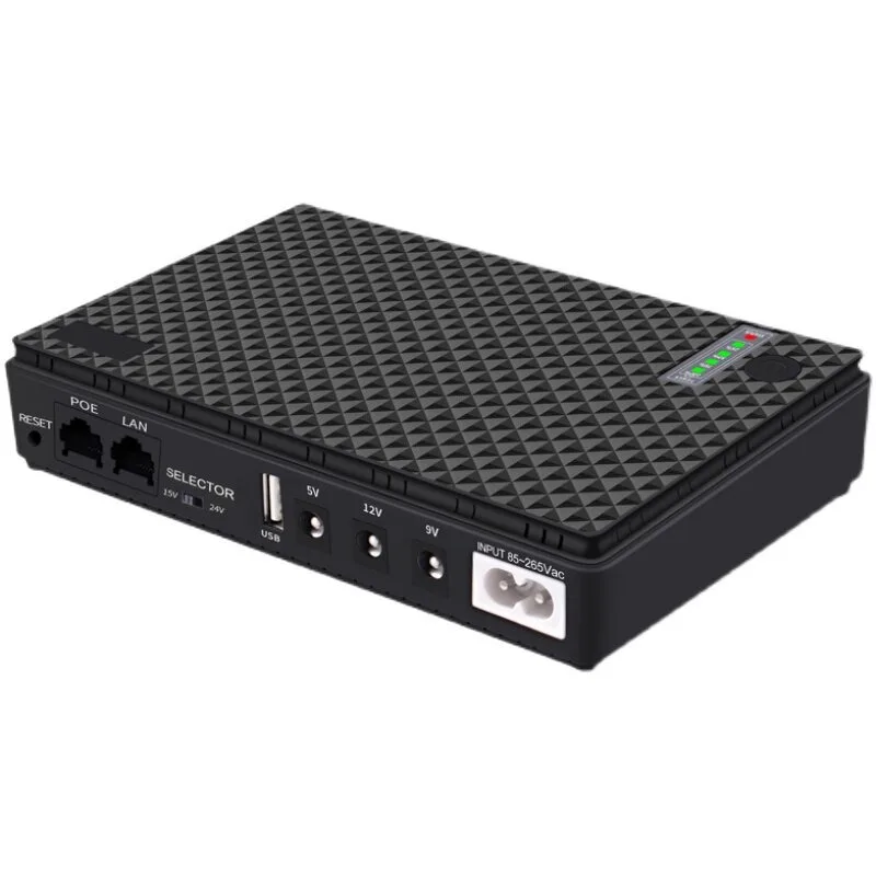 10000 mAh mini uninterruptible power supply dc1018p upc wireless router dc 5v 9v 12v