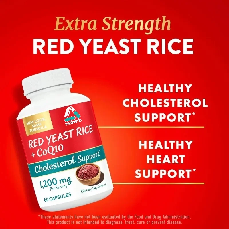 60 Capsules of Red Yeast Rice with Added Coenzyme Q10