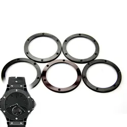 Ceramic Watch Bezels Inserts Fit  HUB Big Bang Watch Case Men's Automatic Watch Replacement Parts Watchmaker Replacement