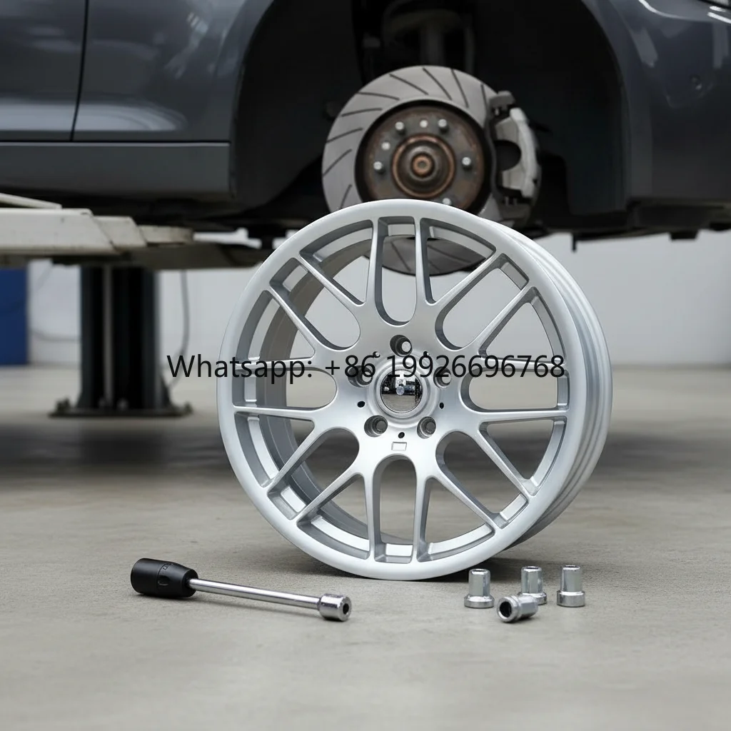 

Forged Aluminum Alloy Silver Wheel Rim 18 19 20 21 22 Inch 5*112 for Wheel Replacement / Upgrade T6061 5-year Warranty