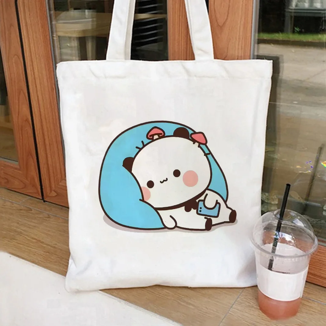 

Foldable Shopping Bag Bubu Dudu Anime Tote Bag Canvas Tote Bag Aesthetic Canvas Reusable Fashion Shopping Bag Female