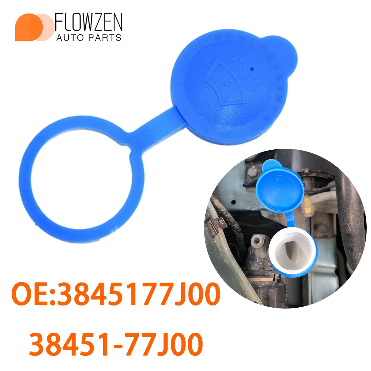 Car Windshield Wiper Washer Fluid Reservoir Tank Cap 3845177J00 38451 77J00 Applicable For Suzuki Swift MK1 MK2 2004-2017