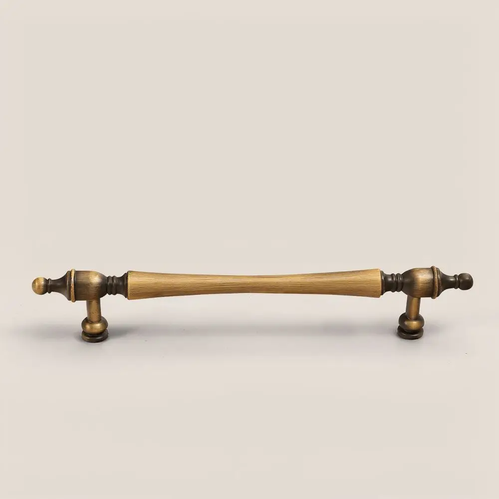Antique Bronze Cabinet Handle Solid Zinc Alloy Drawer Pull Simple Style Kitchen Cupboard Door Hardware Decorative