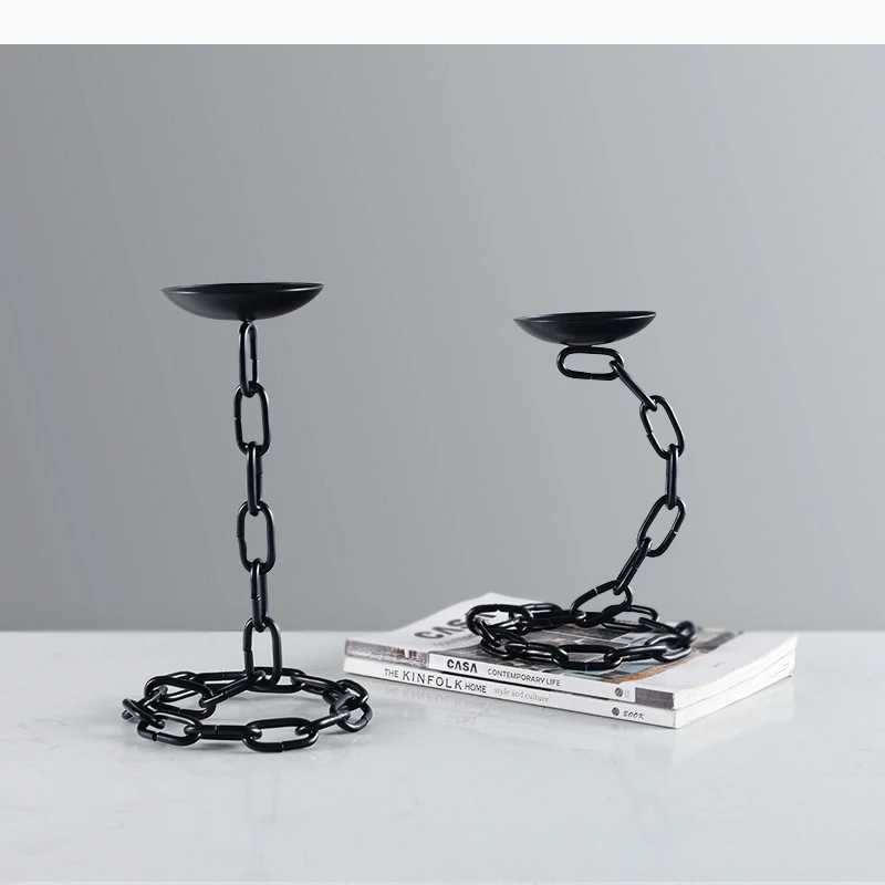

Metal Candle Chain Candlestick Chain Candlestick Entangle Candle Stick Home Decoration Accessories