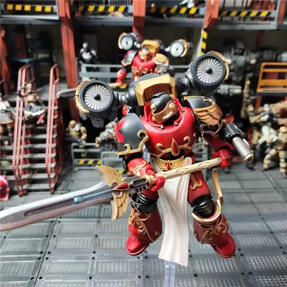 【JOYTOY】1/18 figura de acción Warhammer 40K The Horus Heresy Blood Angels Dawnbreaker Cohort Dawnbreaker campeón modelo de juguete