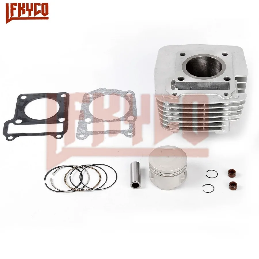 Motorcycle 57.4mm/62mm Engine 123CC Cylinder Kit for Yamaha YBR125 XTZ 125 XTZ125 TTR125 YBR 125 YB125Z Motoblock Parts Block