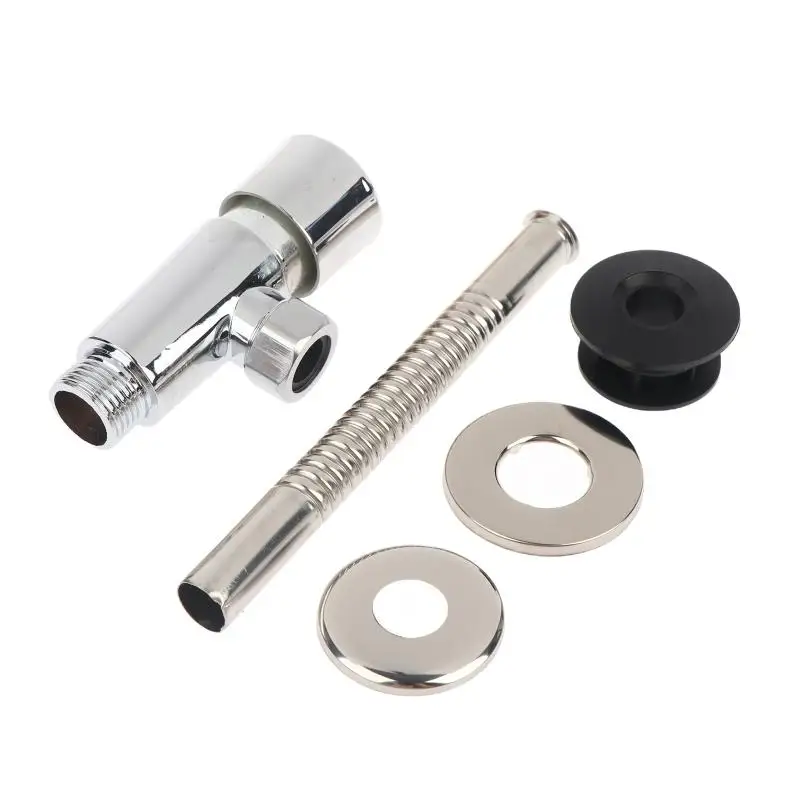 New Urinal Toilet Flush Valve Button Type Manual Delay Automatic Shutoff Push Urinal Valve Straight Public Toilet Bathroom Parts
